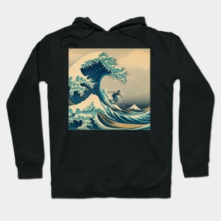 Kanagawa Surf Wave - Surfing meme Hoodie